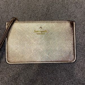 Brand New Kate Spade Gold Wristlet